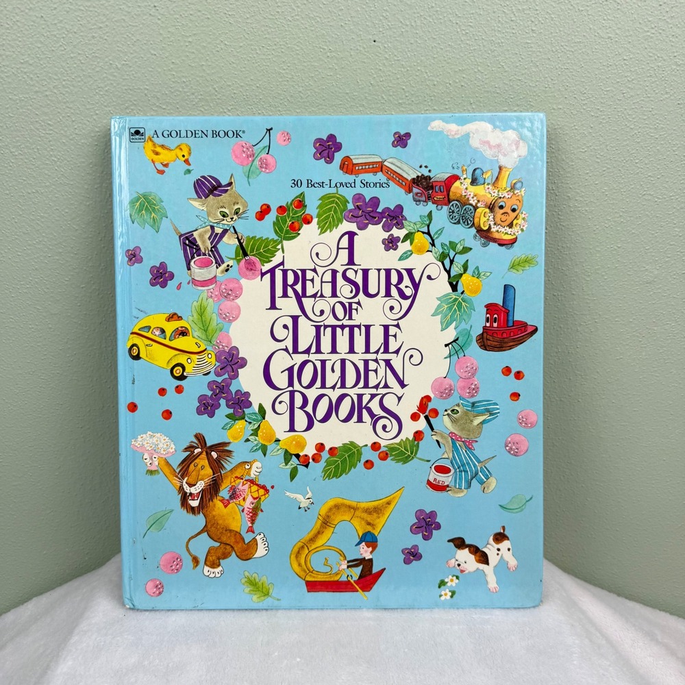 A Treasury of Little Golden Books 30 Best-Loved Stories Hardcover 1982 Anthology